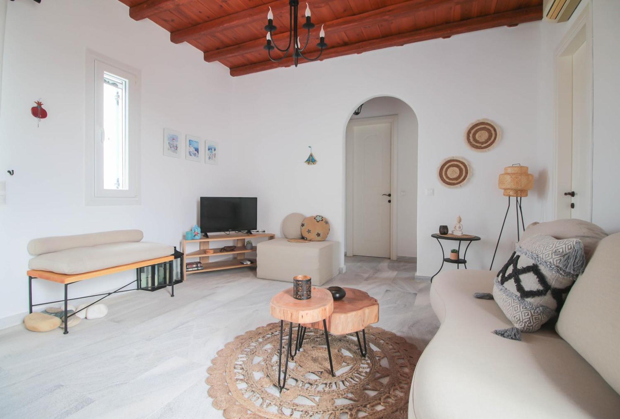2Br Fully Equiped Cottage Home - Near The Beach Ájosz Joánisz Kültér fotó